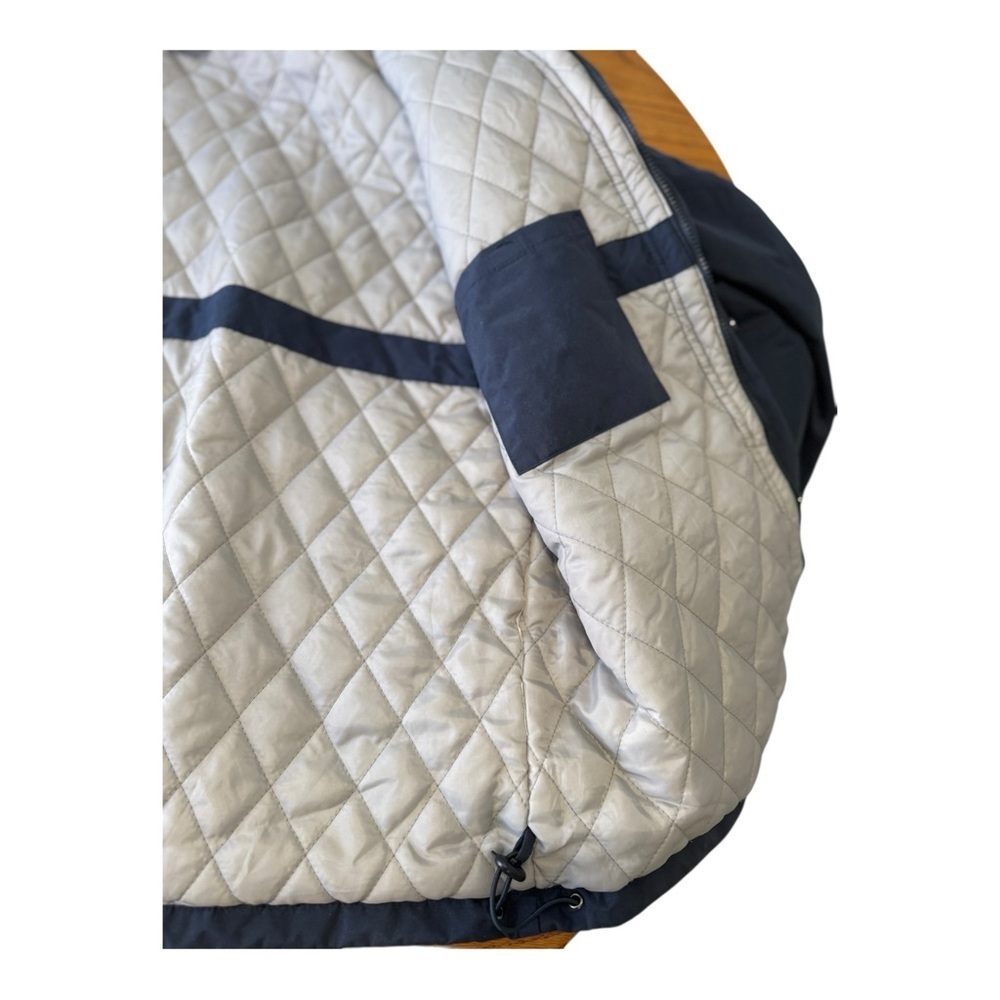 Atlas For Men Dark Blue Men's Coat Outdoor Winter Zip Jacket Hood In Collar XL - Picture 8 of 14